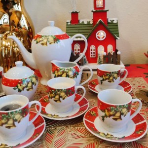 Serviço de café de Natal 